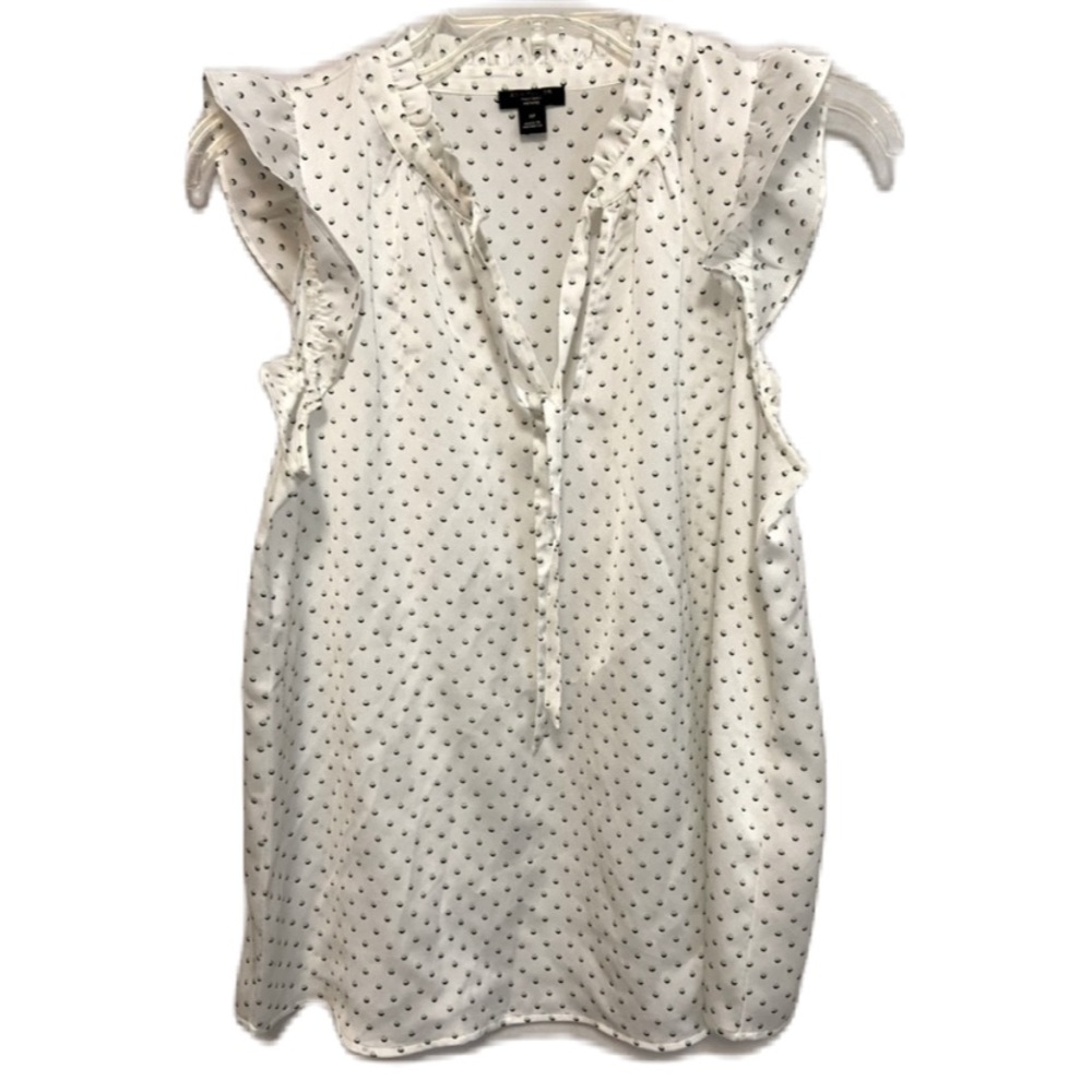 ANN TAYLOR FACTORY RUFFLES SLEEVE TOP